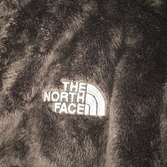 The North Face Fuzzy Brown Jacket size small - Picture 3 of 5